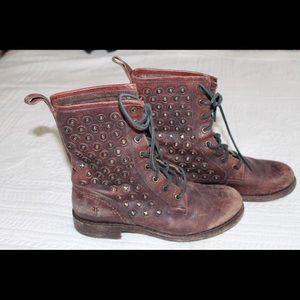 Frye Jenna Disc Combat Boots